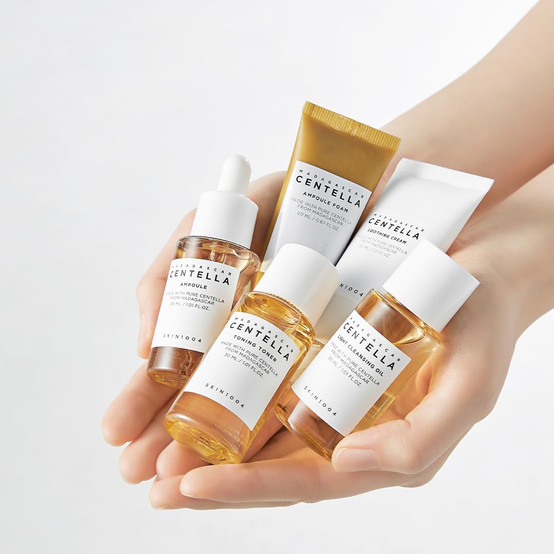 SKIN 1004 - Madagascar Centella Travel Kit (30ml+20ml+30ml+30ml+30ml)