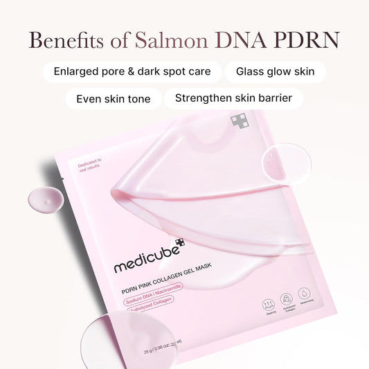 MEDICUBE - PDRN Pink Collagen Gel Mask - 1 Sheet Mask